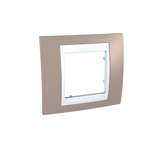 Рамка единична Unica бледомораво/бял ДО ИЗЧЕРПВАНЕ НА КОЛИЧЕСТВАТА main image