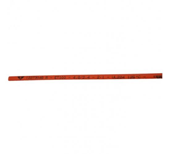 Термосвиваем шлаух ET100 4.8/2.4 червен 1 м main image