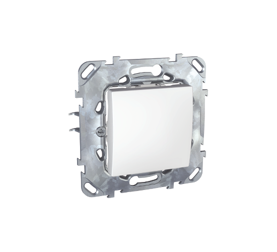 Ключ единичен схема 1 механизъм 10A 250VAC Unica бял ДО ИЗЧЕРПВАНЕ НА КОЛИЧЕСТВАТА main image