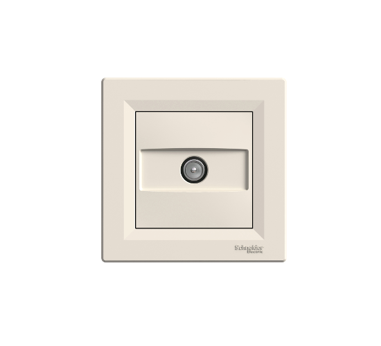 Розетка TV 1dB Asfora крем EPH3200123 main image