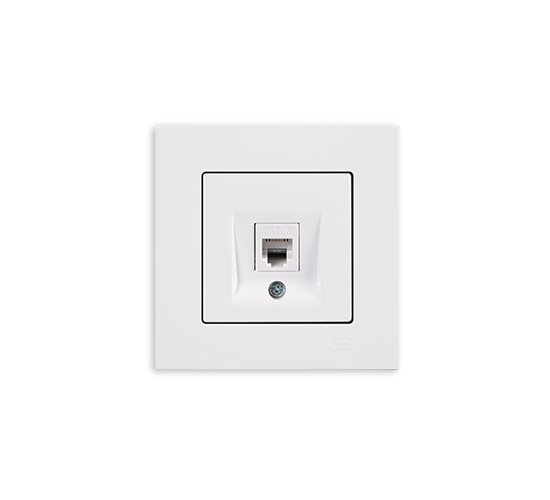 Контакт за телефон Eqona бял main image