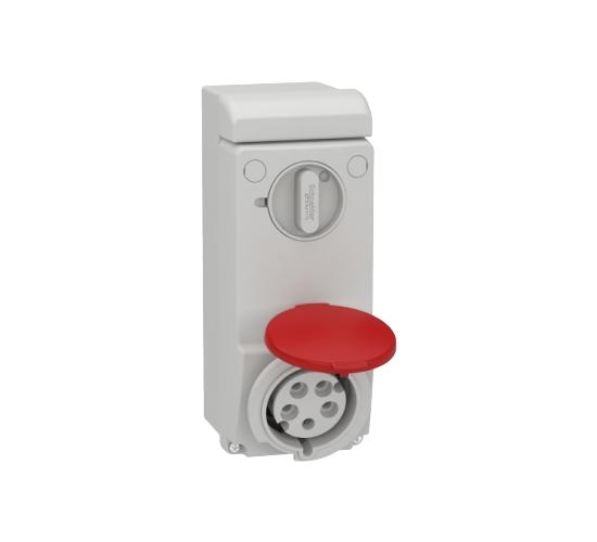  Индустриален контакт с блокировка 32A 3P+N+E 380-415V IP44-83047 main image