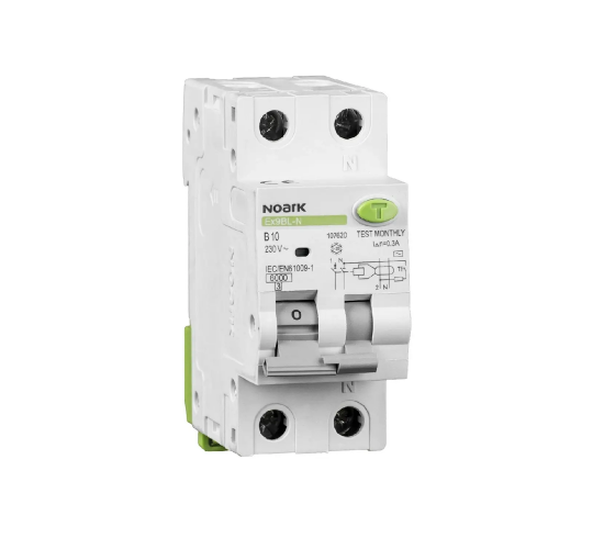 Комбинирана дефектнотокова защита 1P+N C20А 30mA AC NOARK main image
