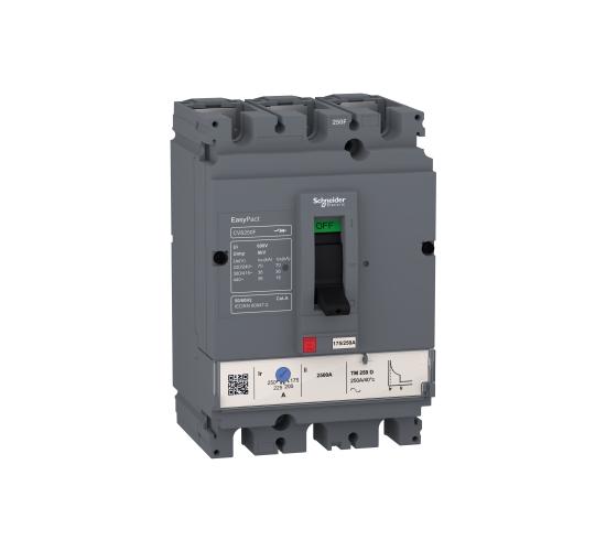 Автоматичен прекъсвач EasyPact CVS160F, 36kA, 415VAC, 125A термомагнитно изключващо устройство,LV516332 main image