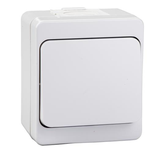 Ключ единичен сх1  NML0100121 IP54 бял main image