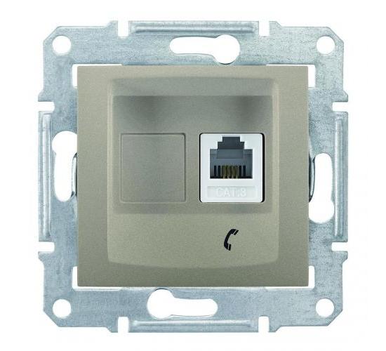 Телефонна розетка титаний OLD SERIES SDN4101168 разпродажба main image