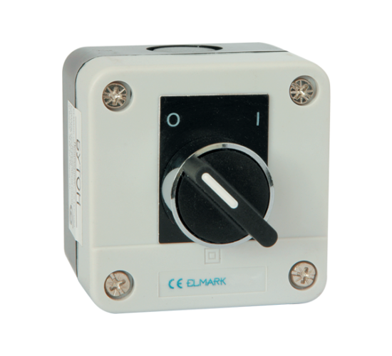 Превключвател 0-1 EL1-B134 IP44 черен main image