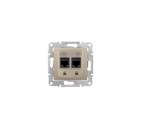 Компютърна розетка двойна титан OLD SERIES SDN4800168 разпродажба main image