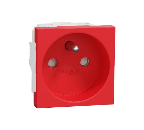 Контакт френски стандарт 2P+E 16A червен NU303903E main image