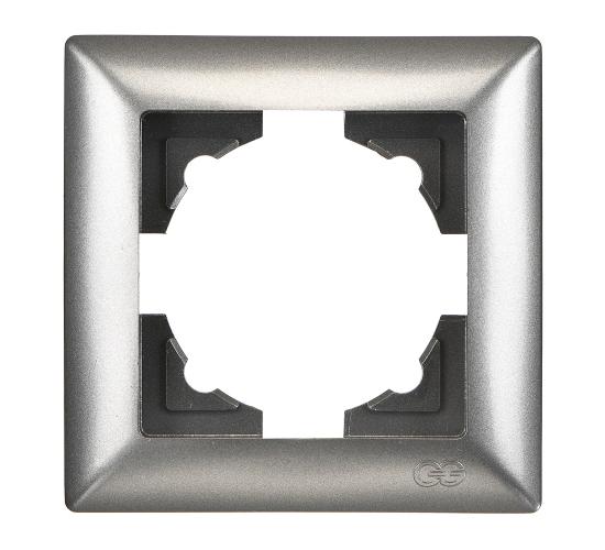 Рамка Визаж единична тъмно сива main image