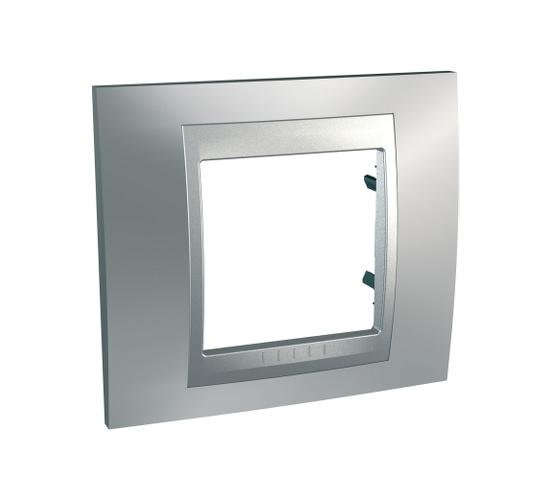 Рамка единична  MGU66.002.038 сатен никел main image