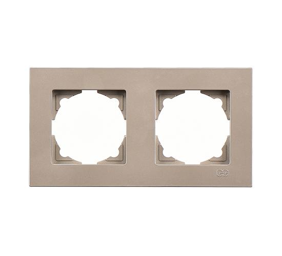 Рамка Егона двойна бежова main image