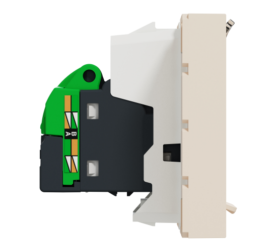 Розетка RJ45 единична Cat 5 UTP 2 модула main image