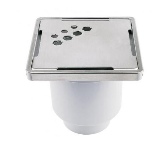 Подов сифон PVC &Oslash;50 мм ШЕСТОЪГЪЛНИК 100ммх100мм main image