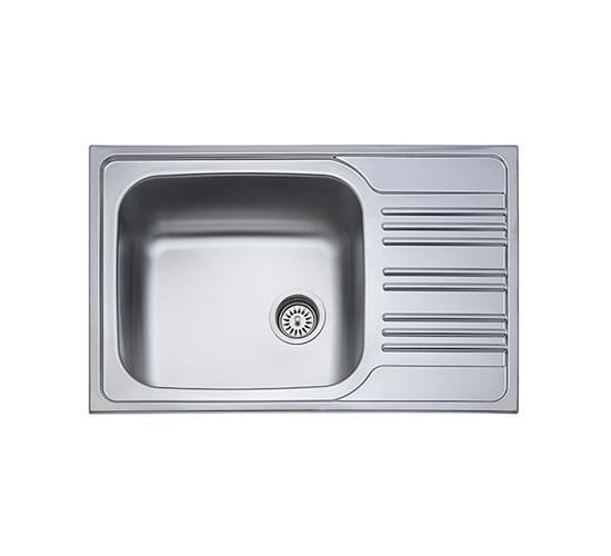 Мивка 780x500x187 мм с един отвор за смесител - Модел: DE 167-07 main image