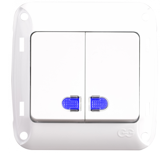 Ключ сериен светещ схема 5 Fantasy бял main image