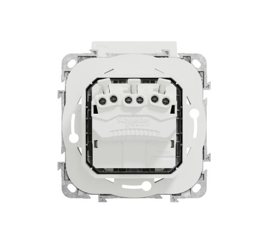 Контакт шуко IP44 детска защита бял NEW UNICA NU508218 main image