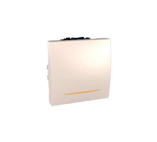 Ключ девиаторен схема 6 16А двумодулен механизъм Unica слонова кост main image