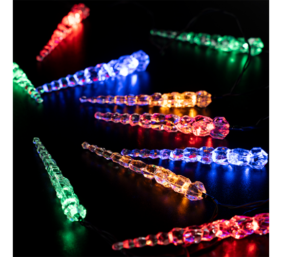 Светещи висулки 10бр RGB с батерии main image