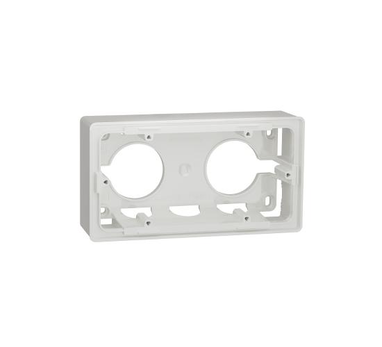 Конзола за открит монтаж Unica Studio 2 модула бяла main image