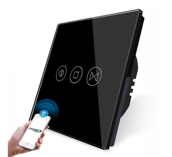 WI-FI SMART TOUCH EU КЛЮЧ ЗА ЗАВЕСИ ЧЕРЕН main image