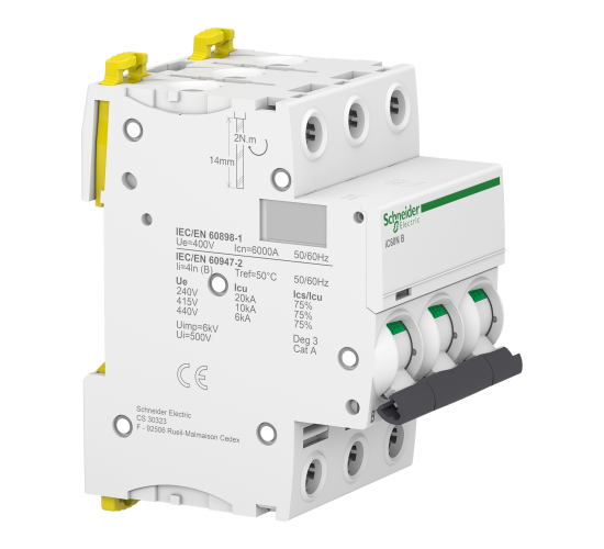 Автоматичен прекъсвач 3P6A крива В main image