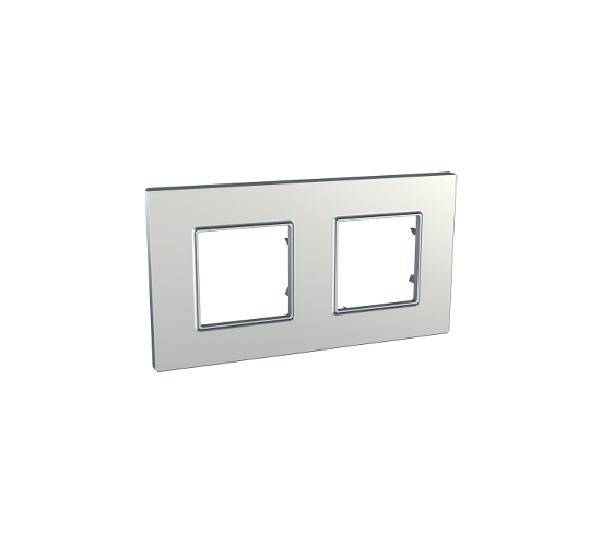 Рамка двойна Unica Quadro сребро main image