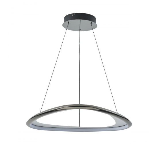 LED Пендел GETAFE MD3888-1S-3BCT 34W 3000K черен/хром main image