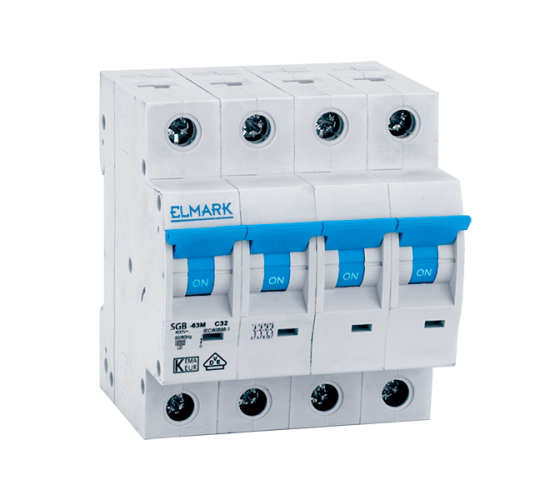 Автоматичен прекъсвач 4P 50A крива C 400V 6kA main image
