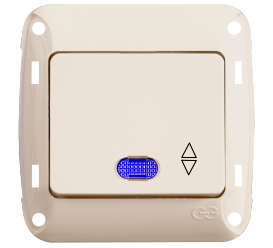 Ключ стълбищен светещ Fantasy крем main image