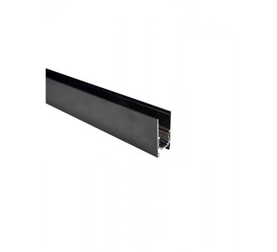 Магнитна шина за открит монтаж 48V 53x26mm черна 1метър main image