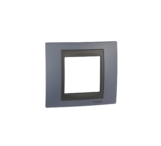 Рамка единична Unica Top аквамарин/графит main image