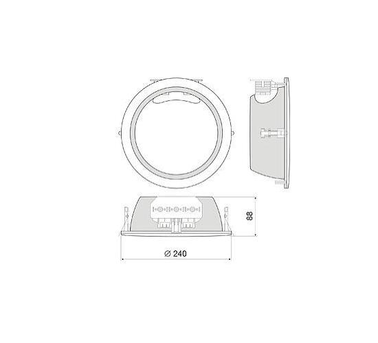 Луна СТИЛО 2ХЕ27 за вграждане main image
