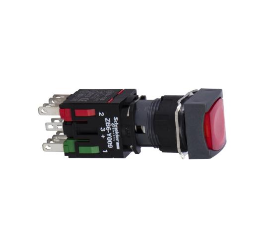 Бутон светещ LED 230V 1NC червен main image