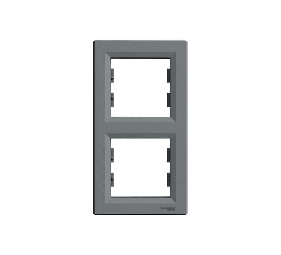 Рамка двойна вертикална Asfora стомана main image