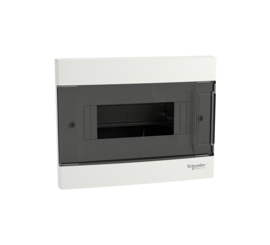 Модулно табло Easy9 EU вграден монтаж 1х8 модула 2 клеми земя/нула опушена врата main image