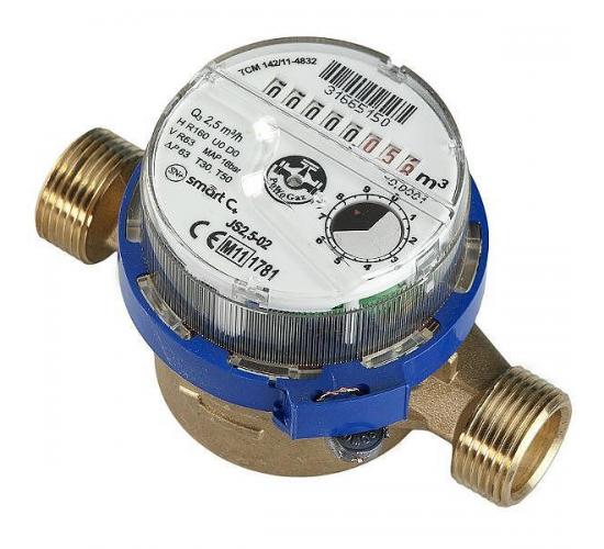 Водомер 2.5 м3/h, сух, 1/2" студена вода за радио модул, без холендри, Powogaz main image