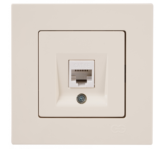 Контакт за компютър Eqona крем main image