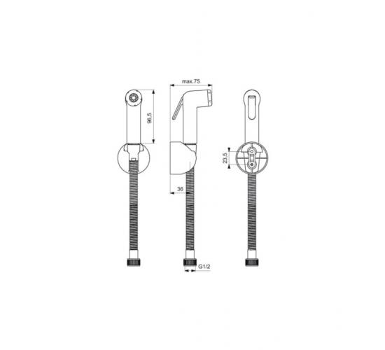 Хигиенен душ комплект IdealSpray B0595AA main image