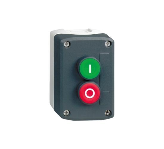 Пулт за управление с 2 бутона - зелен I" 1NO и червен "0" 1 NC" main image