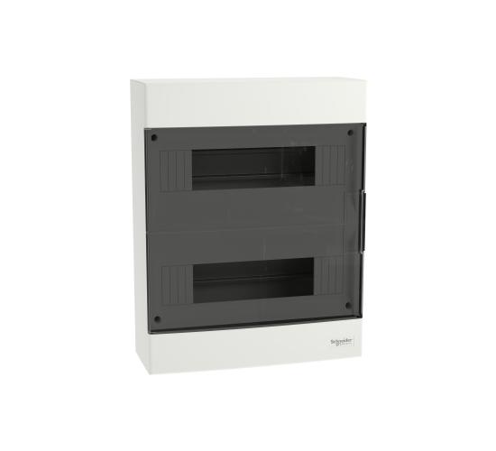 Модулно табло Easy9 EU открит монтаж 2х12 модула 2 клеми земя/нула опушена врата main image