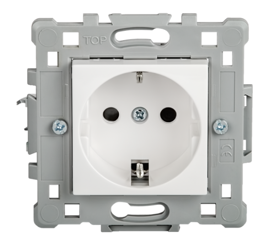 Контакт шуко бял SPLENDOR main image