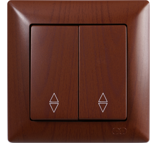 Ключ девиатор двоен схема 6 Visage тъмен махагон main image