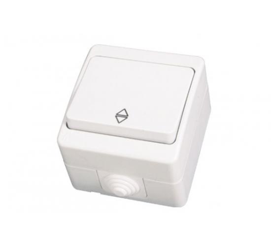 Ключ гюнсан девиаторен открит монтаж бял main image